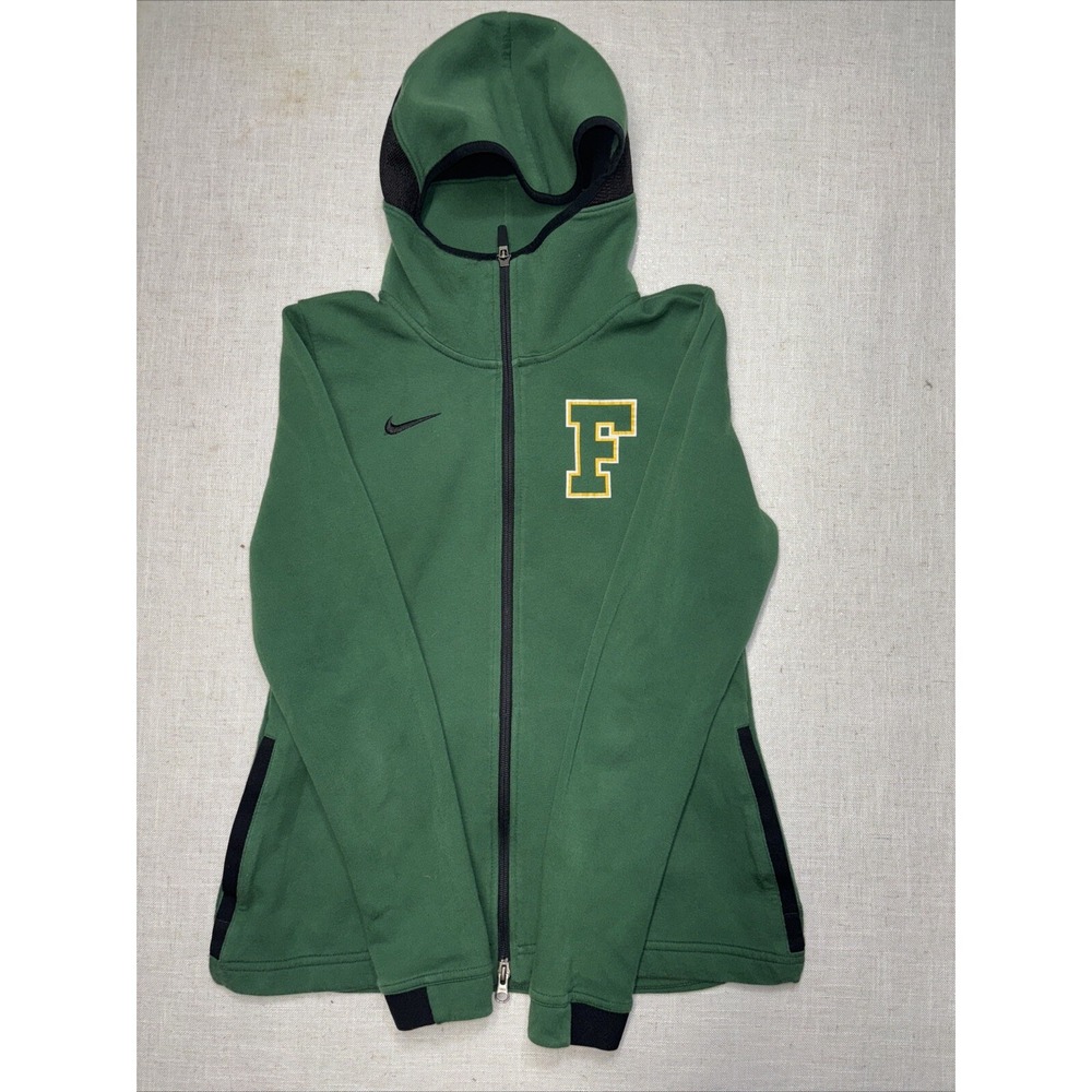 Nike Dri-Fit Showtime Florida‎  Full Zip Green Black Hoodie Jacket Women Medium
